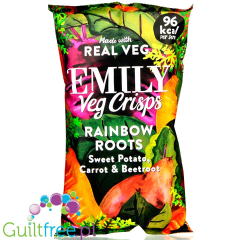 Emily Veg Crisps Rainbow Roots (Beetroot, Carrot, Sweet Potato)