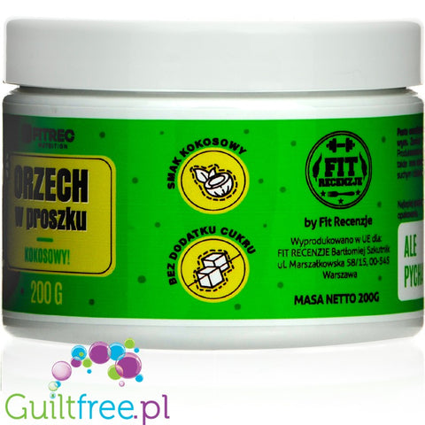 FitRec Powder Peanut & Coconut - defatted peanut powder