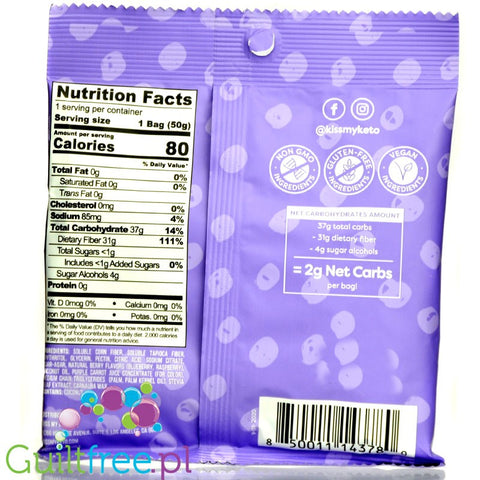 Kiss My Keto Gummies - MCT infused fruity gummy bears