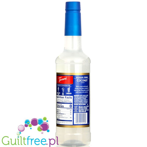 Torani Sugar Free Coconut Syrup 