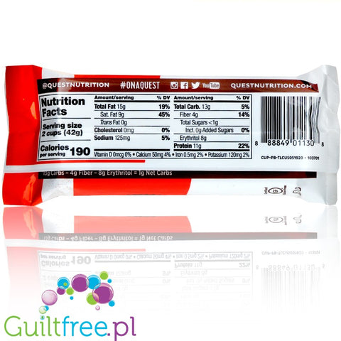 Quest Peanut Butter Cups 