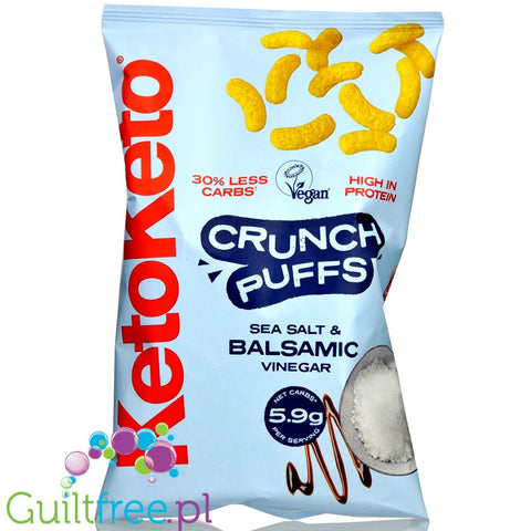 KetoKeto Crunch Puffs Sea Salt & Balsamic Vinegar