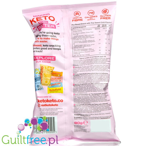 KetoKeto Crunch Puffs Thai Sweet Chilli