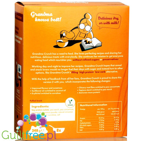 Grandma Crunch Keto Cereal Cinnamon
