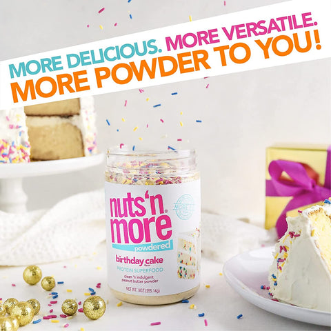 Nuts 'N More Peanut Powder Birthday Cake