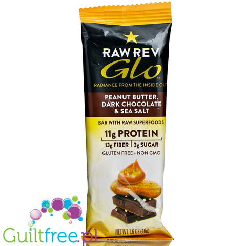 Raw Revolution Glo Bars, Double Chocolate Brownie Batter