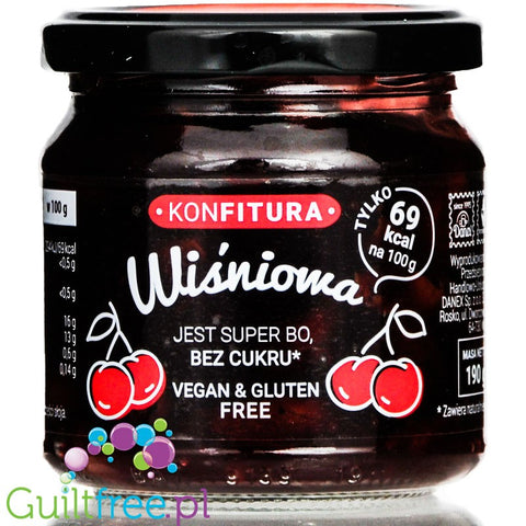 Devaldano sugar free black cherry preserves