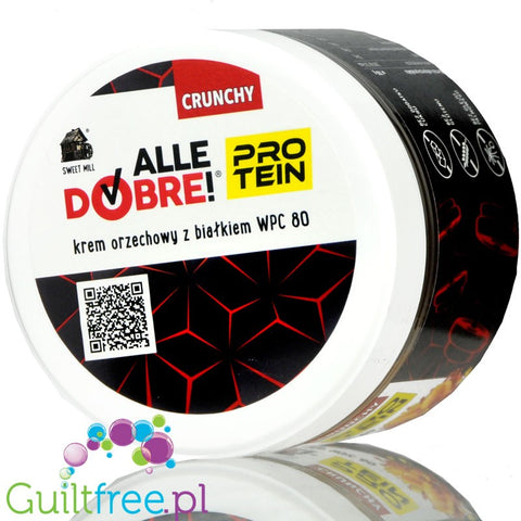 Sweet Mill AlleDobre Vegan Chocolate Crunchy sugar free spread 250g