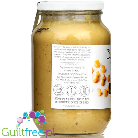 ButtaNutt Roasted Macadamia 1KG - roasted nut butter from RPA