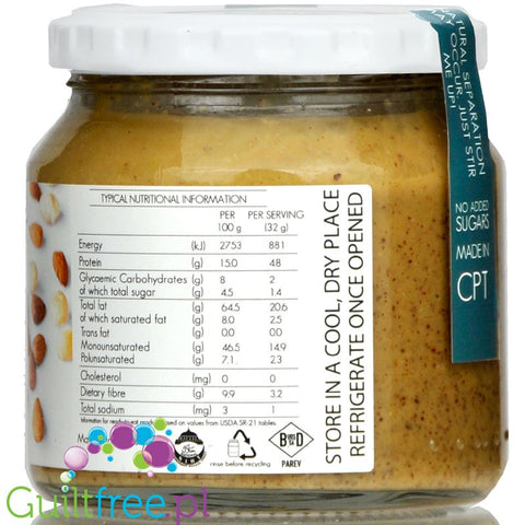 ButtaNutt Almond Macadamia 250g - roasted nut butter from RPA