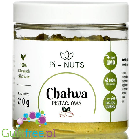 pi-NUTS Halva & Pistachios with xylitol, no added sugar