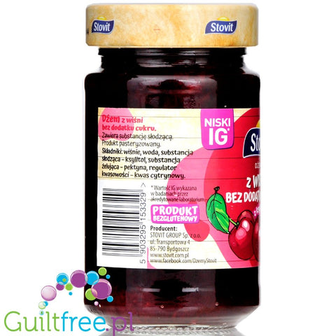 Stovit sugar free strawberry spread sweetened with xylitol