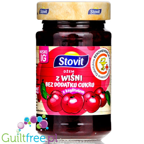Stovit sugar free strawberry spread sweetened with xylitol