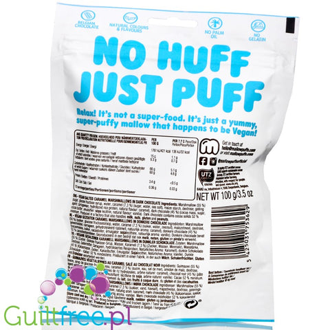 Mallow Puffs Vegan Marshmallows Salted Caramel Mallows 100g