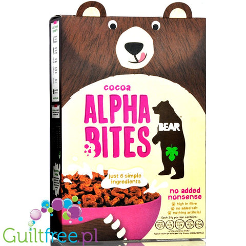 Bear Multigrain Alpha Bites Cocoa 350g multigrain cereals