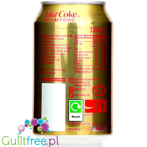 Coca Cole Diet without caffeine 