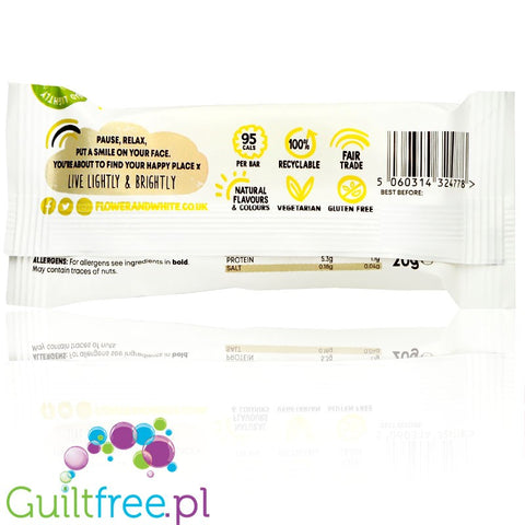 Flower & White Meringue Bar Lemon 95kcal