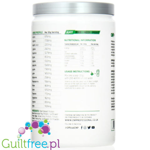 CNP Plant Protein Vanilla 0,9KG - vegan protein powder