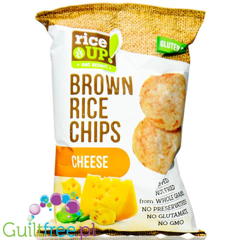 RiceUp thin Cheese flavored whole-grain thin brown rice chips