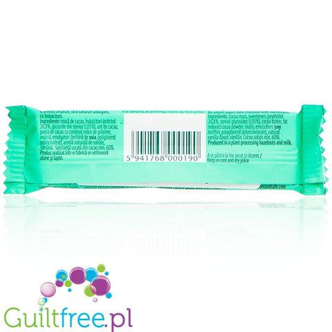 Sweet & Safe Stevia Dark Chocolate - dark chocolate bar, 25% less calories