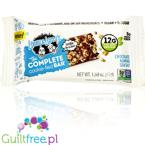 Lenny & Larry's The Complete Cookie-fied Bar Chocolate Almond Sea Salt