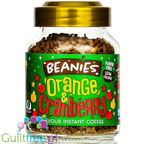 Beanies Orange Cranberry instant flavored coffee 2kcal pe cup