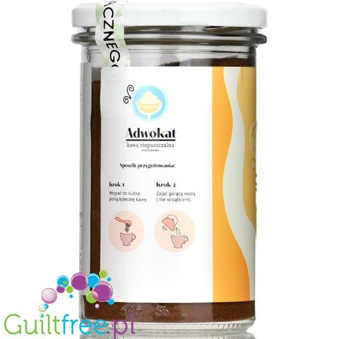Krukam Advocate (Eggnog) - flavored instant coffee without sugar