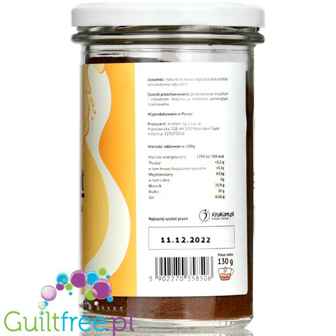 Krukam Advocate (Eggnog) - flavored instant coffee without sugar
