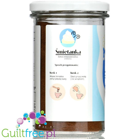 Krukam Śmietanka - flavored instant coffee without sugar