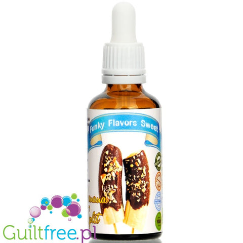 Funky Flavors Sweet Banana Split - sweetened, liquid, sugar & fat free food flavoring