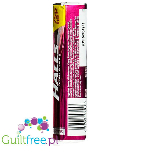 Halls Cherry sugar free candies with vitamin C
