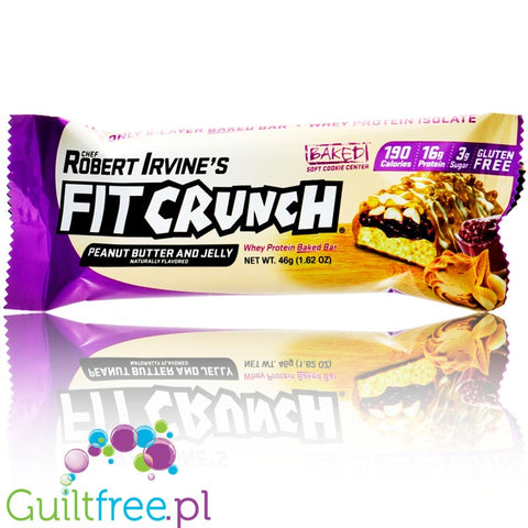 Robert Irvine's Fit Crunch  Snack Size Whey Protein Baked Bar, Lemon Cake