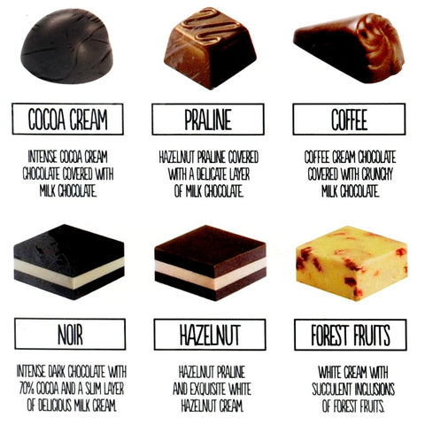 Diablo Chocolate Delights no added sugar chocolate pralines with stevia