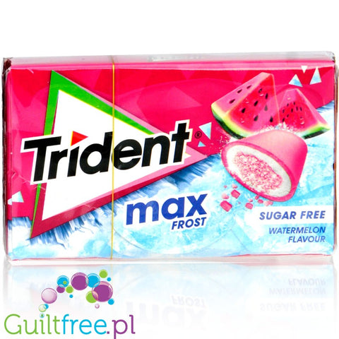 Trident Max Frost Watermelon sugar free chewin gum