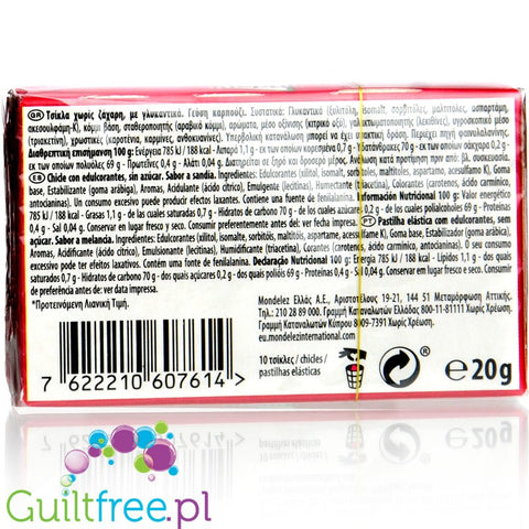 Trident Max Frost Watermelon sugar free chewin gum