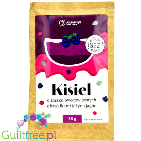Krukam Jelly Forrest Fruit, sugar free kissel dessert jelly mix