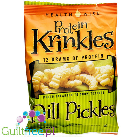 Healthwise/Healthy Living Foods  Protein Krinkles, Dill Pickles