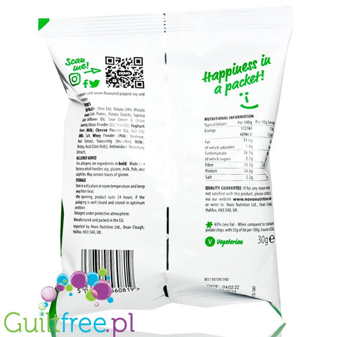 Novo Protein Chips Sour Cream & Onion 
