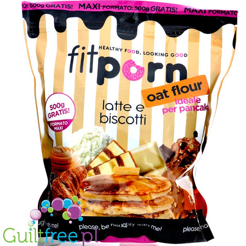 FitPrn Farina di Avena Latte e Biscotti - flavored sweet oat flour, Milky Sponge Cake