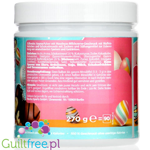 Rocka Nutrition Smacktastic Kiddy Hazelnut Cream, Limited Edition, original sugar free 