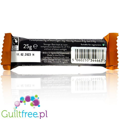 Bliss Whip Salted Caramel & White Chocolate Snack Bar, 99kcal