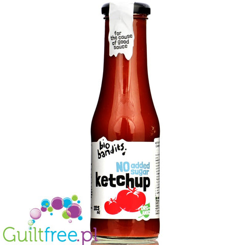 Bio Bandits Organic Ketchup - no added sugar, low calorie ketchup without sweeteners