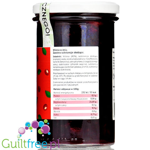 Krukam Cherry in sugar free Jelly