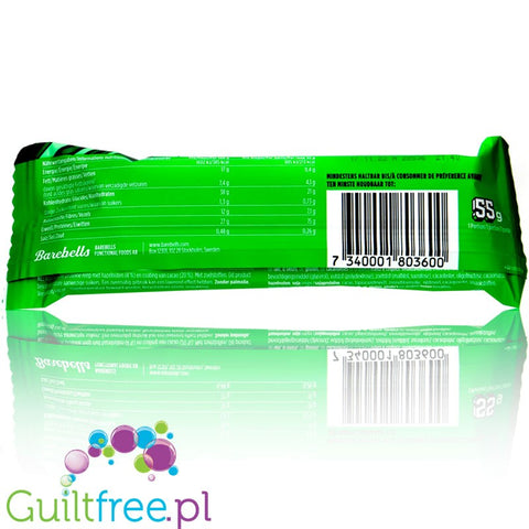 Barebells Vegan Protein Bar Hazelnut & Nougat no added sugar vegan protein bar