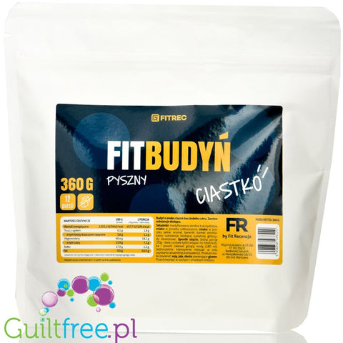 Fit Rec Cookie Pudding, sugar free instant pudding powder, 12 servings