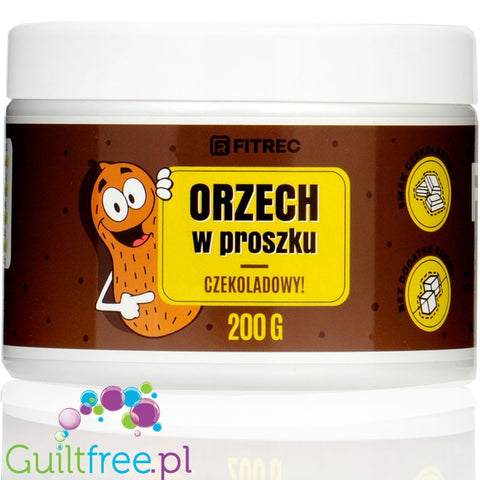 FitRec Powder Peanut & Chocolate - defatted peanut powder