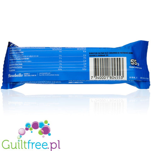 Barebells Vegan Protein Bar Chocolate Dough no added sugar vegan protein bar