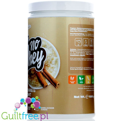 Rocka Nutrition NO WHEY Vegan Protein Milchreis Zimt 1kg