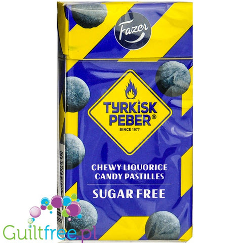 Fazer Tyrkisk Peber Pastillen, sugar free pastilles