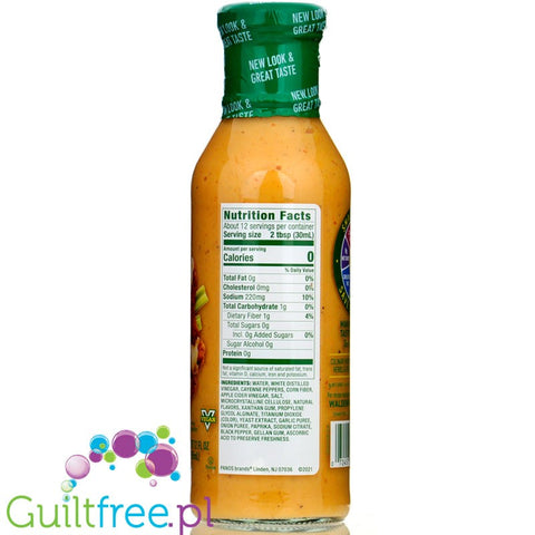 Walden Farms Dressing, Buffalo Ranch 12 fl oz.